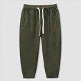 thumbnail image 2 of Gibobby Boys Pants Toddler Boys Joggers Pants 12 Months 2T 3T 4T 5T Kids Athletic Soft Sweatpants With Pocket Drawstring Toddler Jogger Pants(4-6 Years,AG), 2 of 4