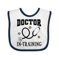 Inktastic Future Doctor in Training Boys or Girls Baby Bib