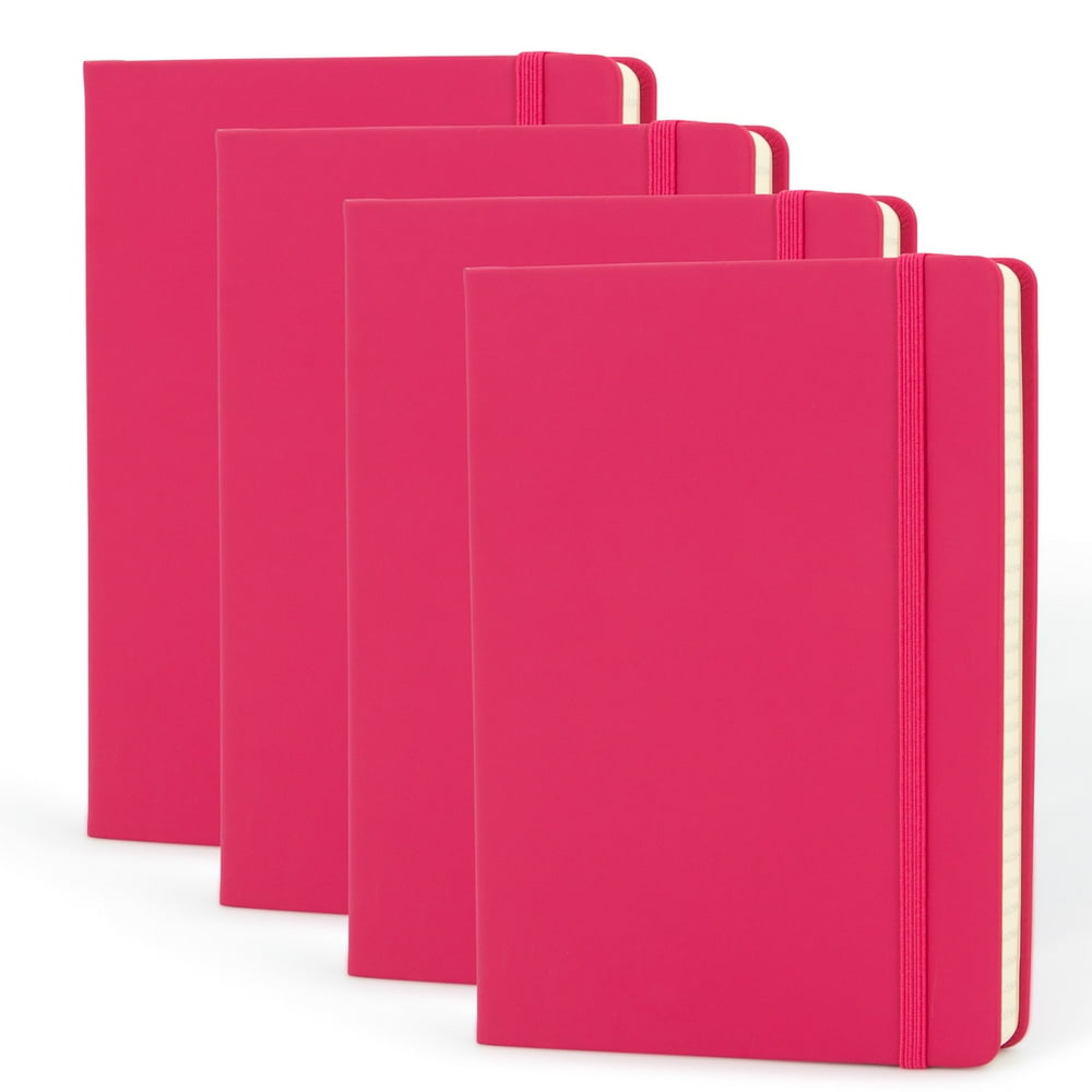 Simply Genius (4pk) A5 Hardcover Journal Notebook, 5.7x8.4, Walmart