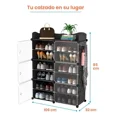 thumbnail image 2 of Zapatero Multiusos 6 Niveles Organizador Plástico 24 Pares, 2 of 5