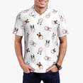 thumbnail image 1 of Balery Bbaseball Dog Camisa Polo de Hombre con Estampado, de Manga Corta y Tejido Medio, Camisa Tipo Golf Polo-Large, 1 of 6