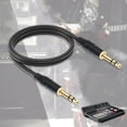 thumbnail image 4 of husxh 6.35mm Stereo Jack Balanced Audio Path Cord Male To Male Interconnect Cable 1M 2M 3M 5M 10M Quarter Inch 1/4 TRS To TRS Stereo Audio Cable for Electric Guitar Bass Etc, 4 of 9