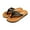 Khaki, variant on Mens Flip Flops Arch Support Cushion Walking Thong Sandals Beach Slip on Slippers Size 7-10
