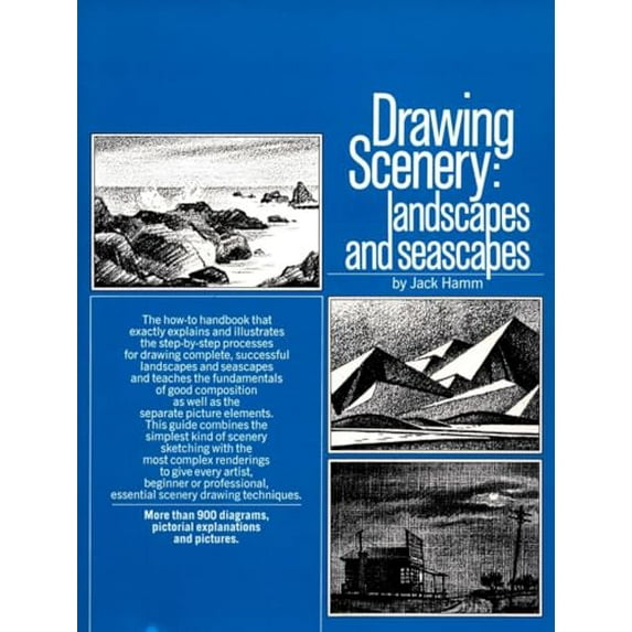 Pre-Owned Drawing Scenery: Landscapes and Seascapes (Paperback) 0399508066 9780399508066