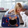 thumbnail image 4 of IFANLANDOR Lightweight Cloth Cat Travel Carrier with Air Circulation and Shoulder Strap, 4 of 8