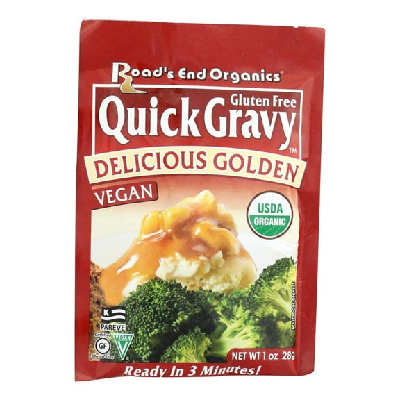 Road's End Organics Quick Gravy Mix Gluten Free 1 oz Pack of 2