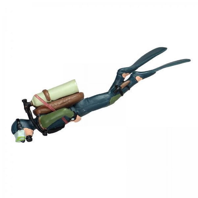 lionlar 2x Miniature Diver Figure Model Adventure Decor Aquarium