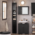thumbnail image 2 of SoBuy BZR34-SCH Armoire Haute de Salle de Bain Armoire de Rangement, 2 of 7