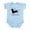 Sky Blue, variant on CafePress - Dachshund Mommy Baby Light Bodysuit - Baby Light Bodysuit, Size Newborn - 24 Months