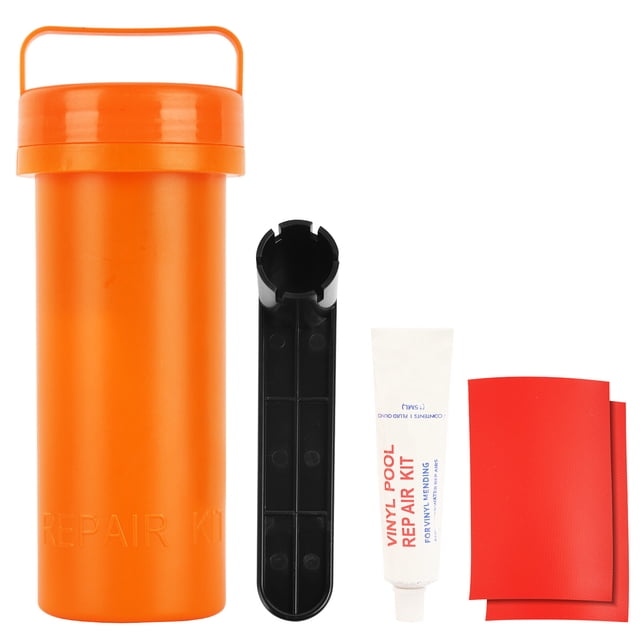 Kit de reparación SUP con parches de PVC Tubo de almacenamiento de llave de pegamento