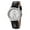 White, variant on Silver Watch for Men, Ultra-Thin Minimalist Leather Watch, Stainless Steel Case, Waterproof Analog Quartz Watch, Business Dress Watches with Small Seconds (White)