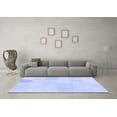 thumbnail image 3 of Ahgly Company Indoor Square Solid Blue Modern Area Rugs, 6' Square, 3 of 4