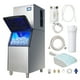 thumbnail image 1 of Máquina para hacer hielo comercial VEVOR 450 libras 24 horas Con depósito de almacenamiento grande 330,7 libras autolimpiante 1000 W, 1 of 9