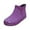 Purple, variant on Women Short Ankle Rain Boots Waterproof Rubber Anti Slip Lightweight Rain Shoes Outdoor Booties Garden Boots Hunting Boots Waterproof Boots with Comfy Insoles