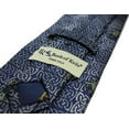 thumbnail image 2 of Patrick Francis Celtic Knot Tie Book of Kells Navy & Gold 100% Silk, 2 of 5