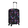 thumbnail image 3 of Daiia Colorful Guitar Luggage Cover, Thickened Washable Travel Luggage Covers, Elastic Unique Baggage Covers for 18-20 inch Luggage-Large, 3 of 9