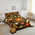 thumbnail image 3 of Erosebridal Happy Caming Comforter Sets King Size, Cartoon Flower Comforters & Duvets, Adventure Theme Decor, Reversible 3pcs, 3 of 7
