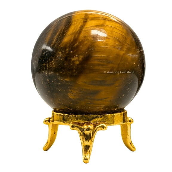 Tiger Eye Crystal Ball Sphere 1.5" Inches