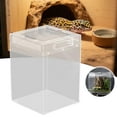 thumbnail image 6 of CarpNettore Reptile Terrarium Habitat Cage Portable Clear Reptile Breeding Box Container for L, 6 of 9