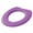 Purple, variant on Windfall Bathroom Soft Thicker Warmer Stretchable Washable Cloth Toilet Seat Cover Pads, Winter Home Waterproof Soft Thickened Warm O Shape Toilet Seat Cover Cushion