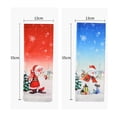 thumbnail image 2 of Funda para botella de vino navideña, bolsas reutilizables para botellas de vino compatibles con fiestas navideñas en casa, 2 of 5