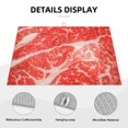 thumbnail image 3 of Fotbe Beef Steaks Alfombrilla de Secado para Cocina con Estampado, 18x24 Pulgadas, 3 of 7