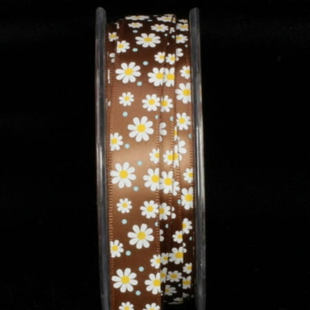 Chocolate Brown Satin Ribbon - Chocolate Brown