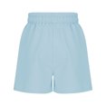 thumbnail image 6 of CYRBOKO Girls Athletic Shorts, Drawstring Sports Summer Elastic Waist Short Bottoms Blue Size 13-14 T, 6 of 8