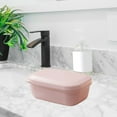 thumbnail image 4 of Nkmbld Soap Dish Holder with Lid, Quality Soap Tray Shatterproof Soap Container for Camping, Gym, Bathroom,Kitchen,Dormitory,Hotel, Pink, 4 of 7
