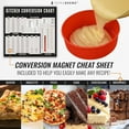 thumbnail image 3 of duomi-Air Friteuse Ensemble de Cuisson en Silicone, Moule à Gâteau 8.5”, Moules à Muffins, Grattoir et Feuille de Triche – Antiadhésif, Sans BPA pour Instant Vortex, Cosori, Ninja, Chefman et Plus par Infraoveurs, 3 of 4