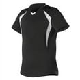 thumbnail image 7 of Alleson Athletic B36085132 Girls Short Sleeve Fastpitch Jersey, Gold & White - Extra Small, 7 of 7