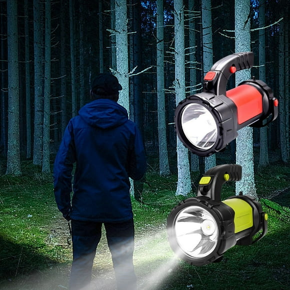 Fiudx Linterna de Camping, Linterna Led Recargable, 400 Lúmenes de Brillo, Batería de 1200 Mah, Luz de Emergencia Portátil, Impermeable para Senderismo Al Aire Libre, Resistente a Cortes de Luz, Tama