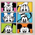 thumbnail image 3 of Disney - Colorful Character Squares - Juniors Oversized Graphic T-Shirt, 3 of 5