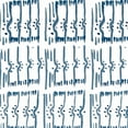 thumbnail image 2 of SD Graphics Studio 26x26 Black Ornate Wood Framed with Double Matting Museum Art Print Titled - Blue Glyphics II, 2 of 4
