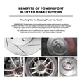 thumbnail image 5 of PowerSport Front Brakes and Rotors Kit |Front Brake Pads| Brake Rotors and Pads| Ceramic Brake Pads and Rotors - BLSF.40173.02, 5 of 7