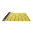 thumbnail image 2 of Ahgly Company Indoor Rectangle Abstract Yellow Contemporary Area Rugs, 8' x 12', 2 of 4