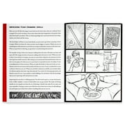 Piccadilly Create Your Own Comics Guided Sketchbook Art Journal, 8.3 x 11.4 Inches, 152 Pages