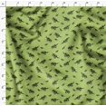 thumbnail image 4 of Soimoi Green polyester Crepe Fabric Trolley Garden Accessories Print Sewing Fabric Yard 42 Inch Wide, 4 of 5
