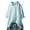 Cyan, variante sur Fashnice Chemises pour Femmes Blouse à Volants Hauts de Couleur Unie Tunique Élégante de Plage Chemise Bleu 4TG