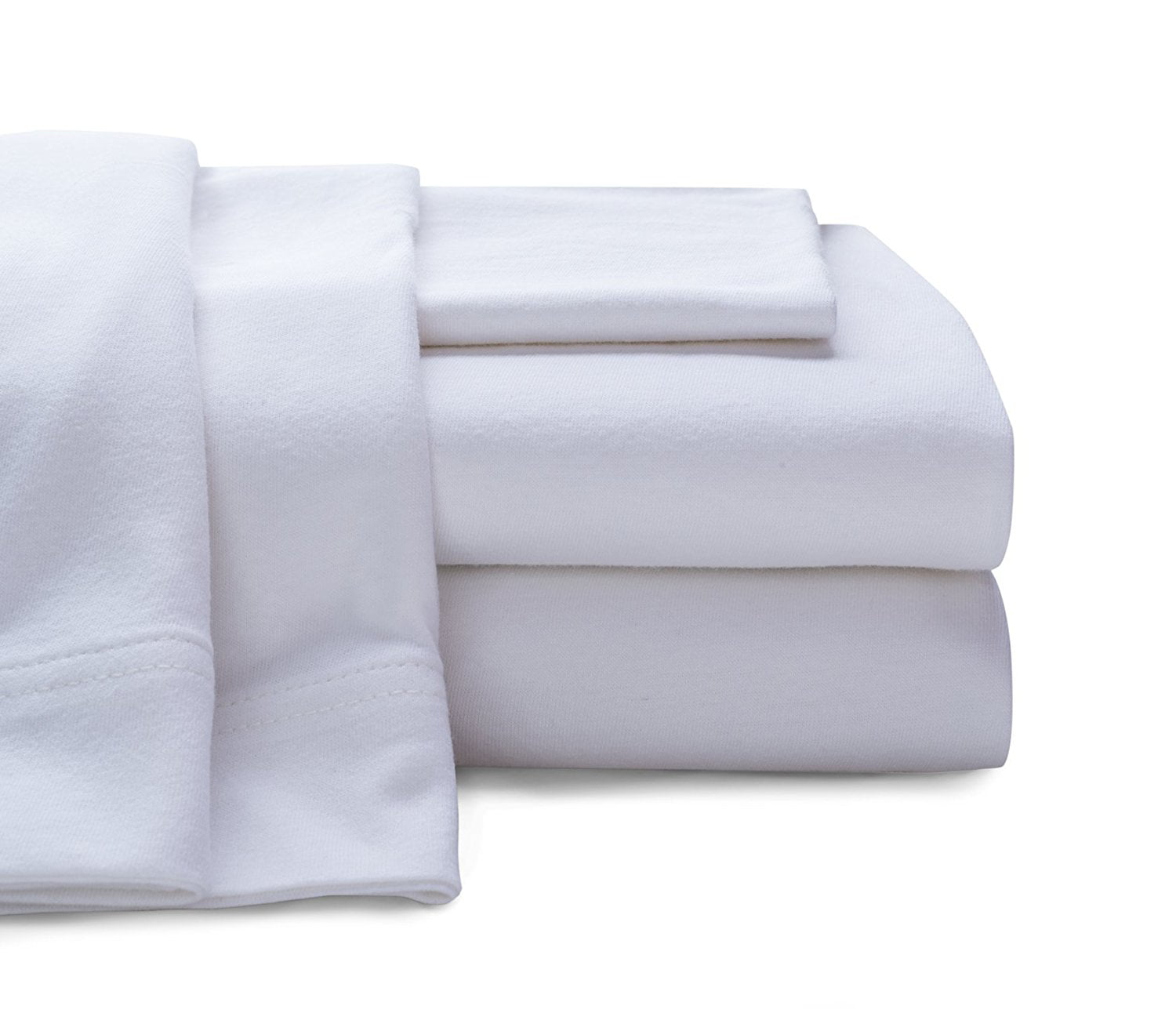 Baltic Linen Company Cotton Jersey Sheet Set Queen White for sale online 