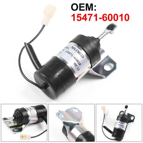12V Fuel Shut Off Solenoid Valve Shutdown 15471-60010 052600-1000 052600-1001