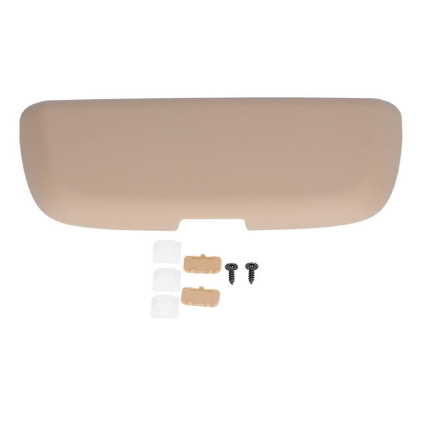 Caja de almacenamiento para gafas de coche, soporte para gafas de sol, accesorio apto para Cayenne/PanameraBeige