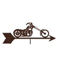 thumbnail image 7 of EZ Vane Chopper Motorcycle Weathervane — Deck Mount, Wind Cups, Antique Copper Finish, Steel with Durable Triple Powder Coating, Handcrafted in USA, 7 of 7