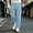 Light Blue, variant on JOANKDMI Casual Pants for Men Elastic Waist Drawstring Straight Leg Trousers Lightweight Relaxed Fit Lounge Sweatpants with Pockets for Everyday Wear Workout Slacks
