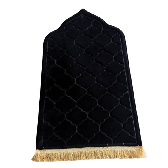 Embossing Process Muslim Prayer Rug Colorfast and Washable Prayer Mat for Effectively Protecting Knees