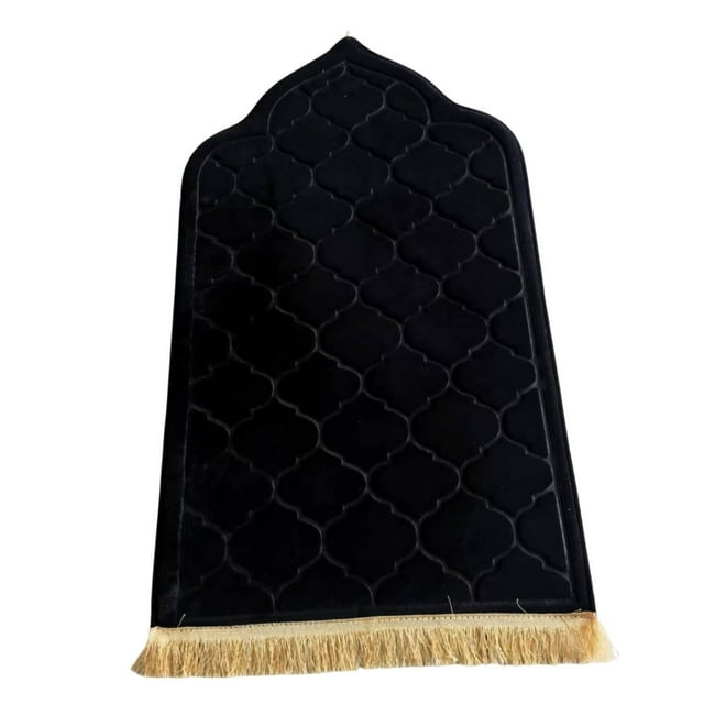 PENGXIANG Tapis de Prière Musulman à Relief, Résistant aux Couleurs et Lavable, Tapis de Prière pour Protéger Efficacement les Genoux