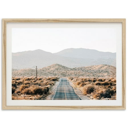Fine Art Photography Desert Print - Southwest California Road Joshua Tree Landscape Home Wall Decor Wall Art Modern Wall Decor 24x36 UNFRAMED