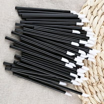 Minkissy 50pcs Disposable Lipstick Applicators with Plastic Handles for Easy Makeup Gloss Application and Precise Lip Color