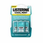 Listerine PocketPaks Breath Strips Cool Mint 72 Each (Pack of 4)