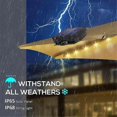 thumbnail image 4 of Solar Umbrella Lights with Remote Control, Solar Powered Patio LED Umbrella Lamp with Clip for Garden, 8 Modes 104 LED, 4 of 5